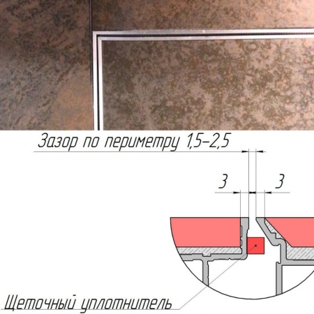 Техно под плитку 700*1900п