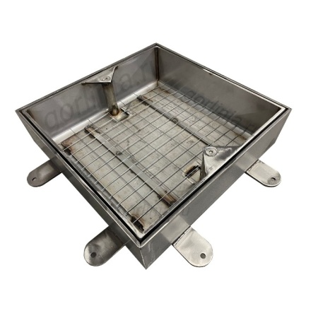 Люк под брусчатку Проспект-ВН 500*500 съемный из нержавеющей стали