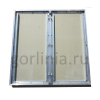 Люк под покраску Гиппократ 800п*1000 двухдверный стеновой ревизионный